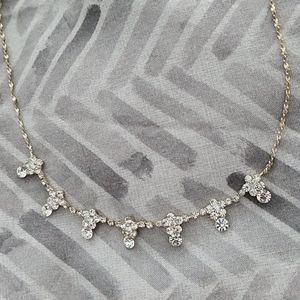 Diamond look necklace